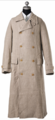 AJ-217 THICK LINEN DUSTER COAT