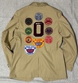 AJ-088-3R2-CPV-SP  COTTON WEATHER CLOTH "THREE ROLL TWO" Custom Patch Version "MARKSMAN"