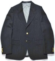 AJ-123-S-CH SINGLE CHARCOAL BLAZER 