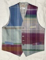 AV-096-MUT　HAND WOVEN COTTON TWEED WAISTCOAT 