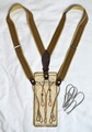 ABC-032-C BEIGE  French Vintage Parts Suspenders