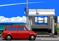 「夏の予感」　湘南イラスト版画作品