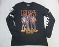 ROCK OFF ロックオフ　長袖ロックTシャツ(キッス　ブラック)