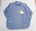 WORKERS　ワーカーズ　ビッグキャット シャンブレー ワークシャツ