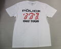 AMERICAN CLASSICS　アメリカンクラシック  ロックTシャツ (ポリス　1982ツアー　ホワイトb)　