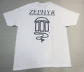 ZEPHYR Surf Shop ゼファーサーフショップ アイコニックTシャツ（ホワイトb)