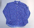 ARVOR MAREE アルボーマレー 長袖オープンプリントシャツ(小花　ブルー)