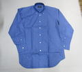 1015 長袖 MORI B/D トルココットンブロードシャツ(ブルー)