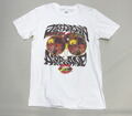 ROCK OFF ロック オフ ロックTシャツ(ジェファーソンエアプレーン　ヒッピーの主張　ホワイト)
