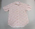 ARVOR MAREE アルボーマレー 半袖オープンカラーシャツ(ピンク&レッドストロベリー)