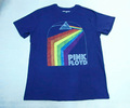 ROCK OFF ロックオフ　ロックTシャツ(ピンクフロイド　ライトネイビー)