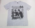 ROCK OFF ロックオフ　ロックTシャツ(ビートルズ　グレーaa)