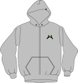KB-HANDSIGN ジップアップパーカー9.0oz