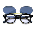 TART OPTICAL ARNEL　JD-04 46サイズ対応・クリップオンサングラス / アンティークゴールド：ダークグレーEX（偏光）