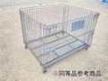 中古ﾒｯｼｭﾊﾟﾚｯﾄ BUP-10RNBﾗﾝｸ 段積金具付 全開ﾀｲﾌﾟ