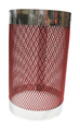 ネット ウィンドカバ Sサイズ （H15cm、DIA9㎝） 風防 Topless Windcover 水タバコ シーシャ [赤色]