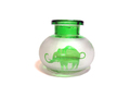 パンプキン シーシャ・水タバコ ガラス　small shisha glass base　S-Glass-GREEN-ELEPHANT-ME010