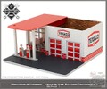 GreenLight　1/64 ﾀﾞｲｷｬｽﾄﾓﾃﾞﾙ用ジオラマ　1:64 ◆TEXACO OIL ビンテージ ガスステーション ジオラマ 　MECHANIC'S CORNER #1 　ルースを飾ればこりゃ最高～！お奨めです。テキサコのガスステーション！★ 1:64 用のミニジオラマ ！　