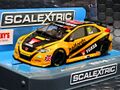 Scalextric 1/32 ｽﾛｯﾄｶｰ　C3861◆BTCC  Honda Civic Type R   " Halfords Yuasa Racing"    #25/ Matt Neal 　Donington Park 2016　ハイディティールモデル★前後ライト点灯！◆BTCCシリーズが熱い！◆先行入荷！