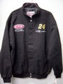 NASCAR公式商品/メンズウェアー　　◆コットン　ウィンド・ブレーカー　#24 Jeff Gordon　　　　ブラック/前後刺繍ロゴ入り。　　　　　　　　　★セール特価3割引！　