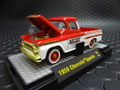 M2　1/64 ﾀﾞｲｷｬｽﾄﾓﾃﾞﾙ　　AUTO-TRUCKS ◆ 1959 Chevy Apache ”Nicky” Chevrolet Truck.　Limited Edition 1/5000　現地厳選仕入れ・特選商品　　ケース付です★シェビー･アパッチ！　　