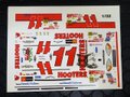 ｵﾘｼﾞﾅﾙﾊﾟｰﾂ　1/32 ｽﾛｯﾄｶｰ用ﾃﾞｶｰﾙ　◆#11 BRETT BODINE  ”Hooters” Ford Taurus　   1/32スケール NASCAR デカール ◆ウォータースライドデカール。