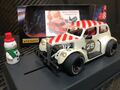 Pioneer 1/30 ｽﾛｯﾄｶｰ　P084◆”Santa” Legends Racer '37 Chevy Sedan. 　'Buttermilk White'. 　'37 シボレーセダン★X'masに”サンタ”スペシャルバージョン。まもなく到着予定！