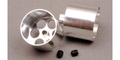 NSR　1/32　ｽﾛｯﾄｶｰﾊﾟｰﾂ　　5008◆FLYトラック用　リヤ　アルミホイル 　17 x16x14mm. 　　Fly トラック専用！　2個入り　トラック専用のリヤタイヤと共にお使いください。