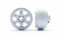 Staffs製　1/32　ｽﾛｯﾄｶｰﾊﾟｰﾂ　STAFFS-197◆アルミホイル　ー6-Spoke Style  White ー 　15.8x8.5mm/インチシャフト用  2個入り　各社モデルに流用可能！◇ハイセンスのお洒落なアルミホイルです。