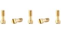 Slot It / Policar　1/32　ｽﾛｯﾄｶｰﾊﾟｰﾂ 　PCH07◆BRASS METRIC SCREWS 　2 X 5ｍｍ　ポリカーの純正チューンナップパーツ登場！★使い道いろいろ、スリムな段付ビス入荷！