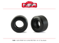 NSR　1/32　ｽﾛｯﾄｶｰﾊﾟｰﾂ　　5283◆ゼログリップ・フロントタイヤ　Formula 86/89 専用　18ｘ10/4本入り　　NSRの新製品/Formula専用★ゼロはフロント専用！ 