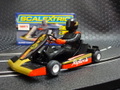 Scalextric 1/32 ｽﾛｯﾄｶｰ　　c3667◆Super Kart　Black/Gold　2015年夏･話題の新製品！ ★カート対決やりますか！