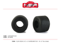NSR　1/32　ｽﾛｯﾄｶｰﾊﾟｰﾂ　　5285◆ウルトラグリップタイヤ　Formula 86/89 専用　 19.5ｘ13ｍｍ /4本入り　　Formula専用リヤタイヤ★ウルトラグリップ！ 