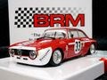 BRM 1/24 ｽﾛｯﾄｶｰ 　BRM-105 ◆ BRM Alfa Romeo GTA 1300 Junior #33, 4h Jarama 1972 　　1/24ミニサルーンカーシリーズに「アルファ1300GT ジュニア」登場！★コレはお薦め。