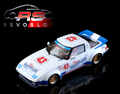 Revoslot　1/32 ｽﾛｯﾄｶｰ  RS0293 ◆ Mazda RX-7  #43/A. Moffat - 片山 義美. 　1983 Peter Stuyvesant - International Racing .  金製シャシー採用 　#43/モファット＆片山組のマツダRX-7 "ピーターストイフェサント"　新発売！　新春初荷！ 