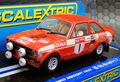Scalextric1/32 ｽﾛｯﾄｶｰ　　 C3483◆Ford Escort MkⅡ　#1/Roger Clark　Winner of Lombard RAC Rally, Wales, 1975　　★ライト点灯モデル！