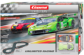 Carrera Evolution 132 ｺｰｽｾｯﾄ　25221◆unlimited racing　「アンリミテッド　レーシング」　ランボルギーニとフェラーリの対決！　2台入りフルセット　全長5.3ｍ ★お買い得・アナログset 入荷！ 