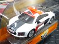 Carrera-Go ｽﾛｯﾄｶｰ 1/43　 64063 ◆AUDI R8 V10 PLUS 　"SAFETY CAR" 　　最新アウディーR8のセーフティーカー！！　カレラGoは1/32のコースでそのまま走れます☆屋根のパトライトが光るよ！ 