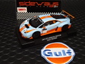 RACER / SIDEWAYS 1/32 ｽﾛｯﾄｶｰ 　SWCAR01C◆LAMBORGHINI HURACAN GT3   ”GULF Racing” Special -Edition　+ Gift　(おまけ付き！）  ガルフカラーのウラカンGT3◆　ガルフ刺繍ワッペン付！！