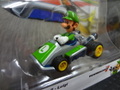 Carrera-Go ｽﾛｯﾄｶｰ 1/43　 61267◆マリオカート 　「ルイージ　Luigi」　カレラGoは1/32のコースでも,そのまま走れます★再入荷です！ 