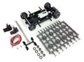 MRRC 1/32　ｽﾛｯﾄｶｰﾊﾟｰﾂ　MC116-S311-094◆MRRC -S1-　セブリングシャシー  Sebring Complete Race Chassis - 　ホイルベース69-94mm./インライン！★ホィールベース調整式の便利な汎用シャシー。お買い得プラホイル仕様！