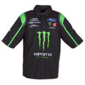 NASCAR公式商品　　　ピットクルーシャツ◆#41 Kurt Busch Black "モンスターエナジー" Official Pit Shirt 　 NASCAR　　　ブラック/コットン製・前後刺繍ロゴ入り。★ご予約で完売！