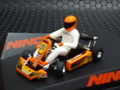 Ninco 1/18 ｽﾛｯﾄｶｰ　　50641◆RACING GO-KART   EAGLE   #31 orange-color  ステアリング連動機能　　入荷完了★只今人気です！