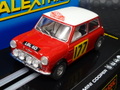 Scalextric 1/32 ｽﾛｯﾄｶｰ　　C2807◆Morris Mini Cooper, "Aaltonen" #177　 Monte Carlo Rally.　ーScalextric Classic ー　 　ライト点灯・ﾊｲﾃﾞｨﾃｰﾙﾓﾃﾞﾙ★このミニはレアですよ！
