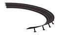 Carrera　コース拡張パーツ　　　20579◆4/15 バンク カーブ　　6枚入り　　　　★内側から4番目の最大アールのハイバンク カーブです。 6枚で180°を構成します。★このバンクお勧めです！