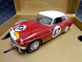 scalextric1/32 ｽﾛｯﾄｶｰ　　 C3270A◆MGB GT MK2 Roadster  Marathon Route Rally 84hrs 1966 Winner  #47Hedges &Vernaeve   ◆希少・スケレ50周年記念限定ボックス！
