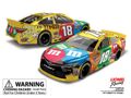 Action 1/24 ﾀﾞｲｷｬｽﾄﾓﾃﾞﾙ　　◆ #18 Kyle Bush    "M&M''s Brand”　　2016 TOYOTA CAMRY　最新ダイキャストモデル★人気のM&M's 最新モデル！