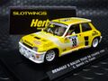 Slotwings 1/32 ｽﾛｯﾄｶ-　　  W037-01◆ RENAULT 5 TURBO  ”Hertz”　#38/Bartoli & Poletti　　TOUR DE CORSE 1984 　ベストセラーのルノー５ ターボ★入荷！