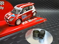 ｵﾘｼﾞﾅﾙ･ﾒｲﾄﾞ 1/32 ｽﾛｯﾄｶｰﾊﾟｰﾂ 　ウレタン・スリックタイヤ◆SCXのSUZUKI　SWIFT　RALLY用　　2本set◆ロープロフィール！　　レース用ウレタンタイヤ from U.S.A.★感激グリップ