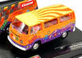 Carrera Evolution 132 ｽﾛｯﾄｶｰ　27759 ◆VW Bus T2b  ”Peace and Love”　俊足アナログ仕様　前後ライトが点灯します！★ピース&ラブなVWバス　入荷ずみ！
